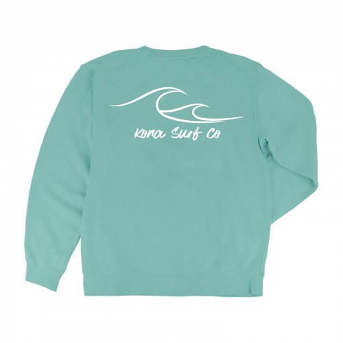 Swell Toddler Girls Crew Sweatshirt in Saltwater