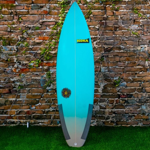 Coffee Bean EPS Series Surfboard in Blue Spray FCS2