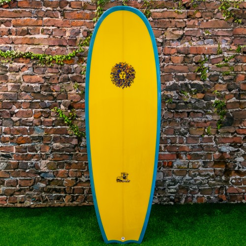 Lemon Head PU Series Surfboard in Free Ride 5Fin