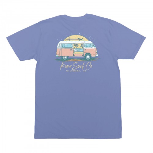 Ocean Breeze Womens T-Shirt in Periwinkle