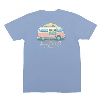 Ocean Breeze Girls T-Shirt in Washed Denim