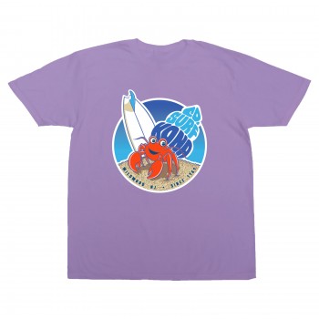 Hermit Crab Toddler Girls T-Shirt in Heather Team Purple