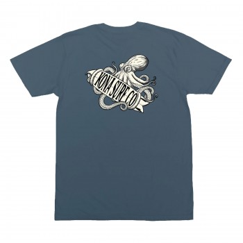Octopus Mens T-Shirt in Indigo