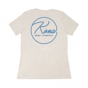 Circling Womens T-Shirt in Heather Natural