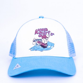For the Phils Girls Trucker Hat in Baby Blue/White