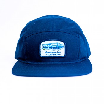 Support Your Local Surf Shop Boys Hat in Black