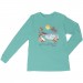 Island Scene Girls Long Sleeve Shirt