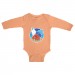 Hermit Crab Infant Girls Long Sleeve Onesie