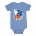 Hermit Crab Infant Boys Short Sleeve Onesie