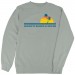 Retro Horizon Womens Crew Sweatshirt