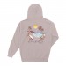 Island Scene Womens Zip Up Hoodie